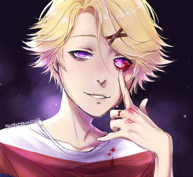MM: I'll protect you~ [yandere Yoosung/mild gore!]
