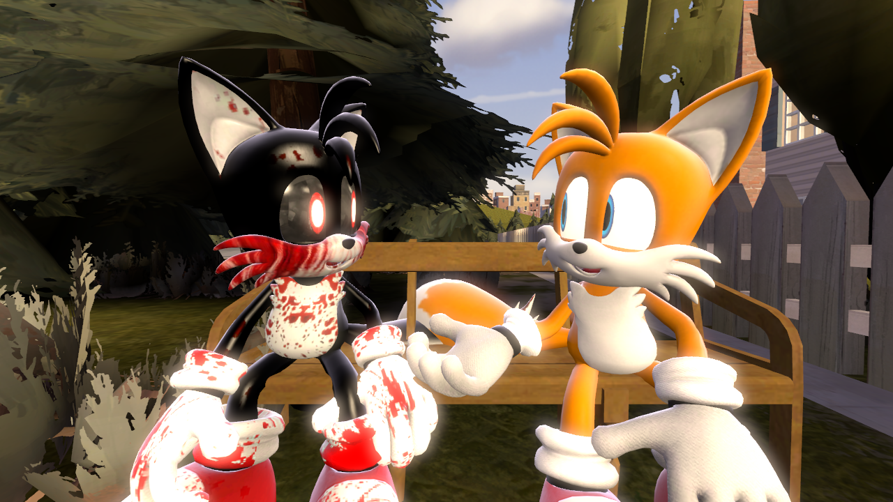 Sonic.exe and Tails.exe by sonicydannyphantom on DeviantArt