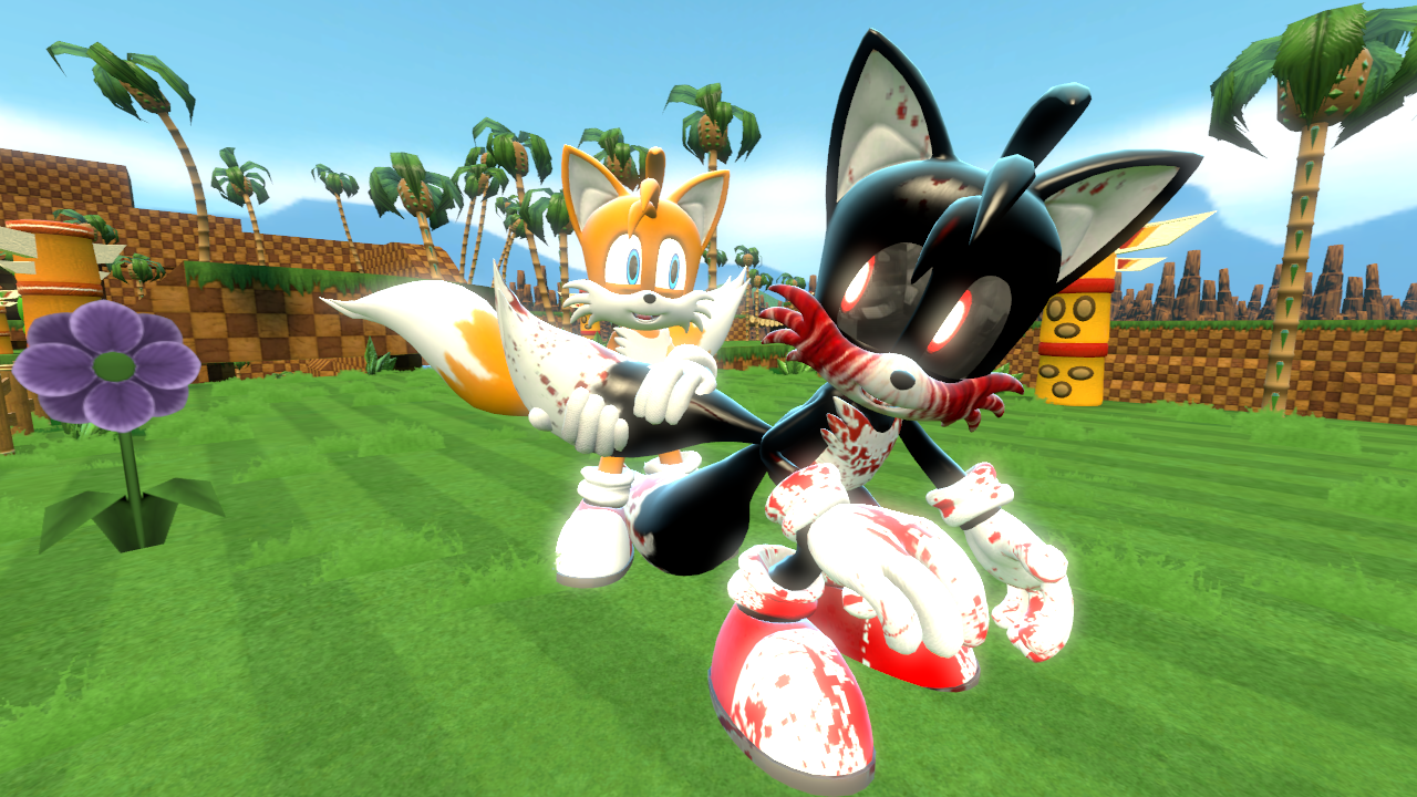 Tails and Tails.EXE Playing! by LegomanManiac on DeviantArt