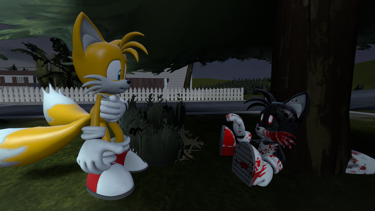 How Tails Work How Tails and Tails.EXE First Met! by LegomanManiac on DeviantArt