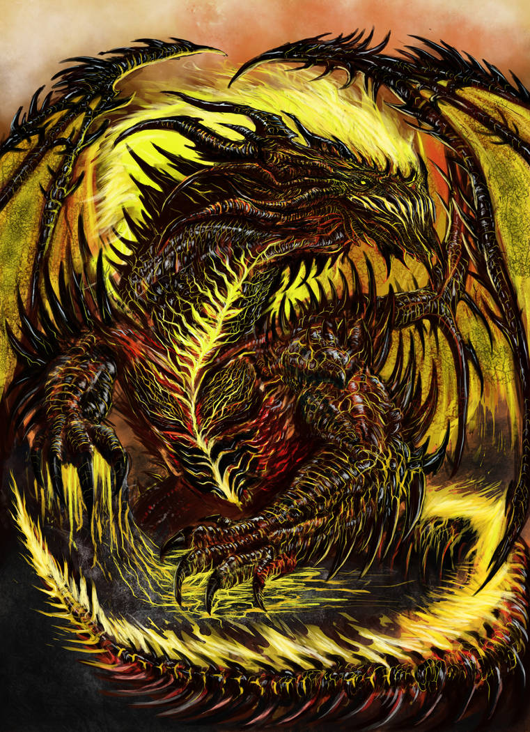 Glaurung - the Father of Dragons by WretchedSpawn2012 on DeviantArt