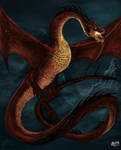 Smaug the Terrible by WretchedSpawn2012