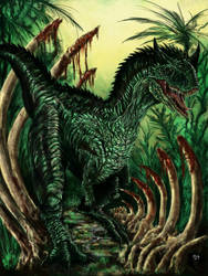 Ravager Carnotaurus by WretchedSpawn2012