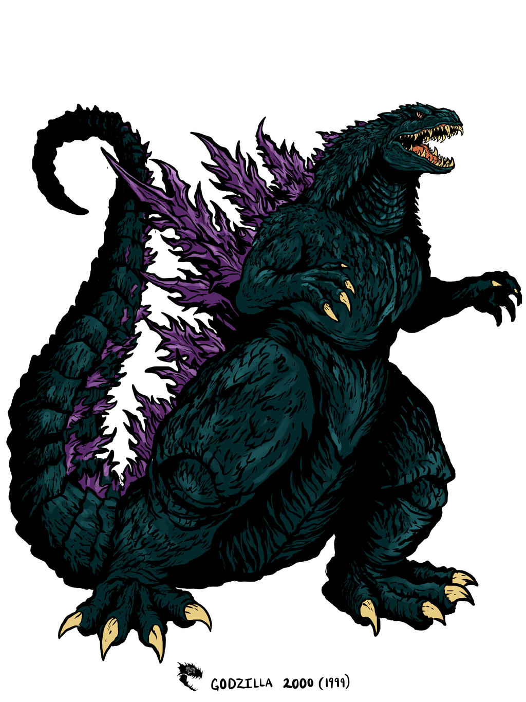Godzilla 2000 Model Godzilla 2000 Millenium by WretchedSpawn2012 on DeviantArt