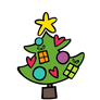 Pinito PNG para navidad.