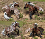 Breyer Nakota Hippogryph by tyreenya