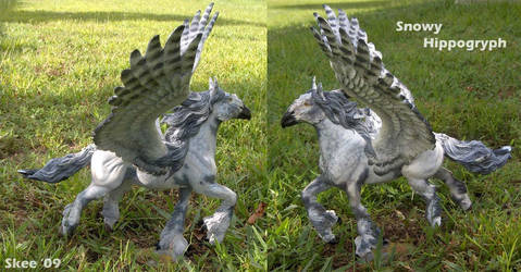 Breyer-Snowy Hippogryph by tyreenya