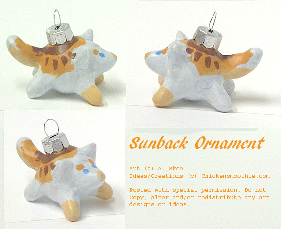 Sunback Ornament