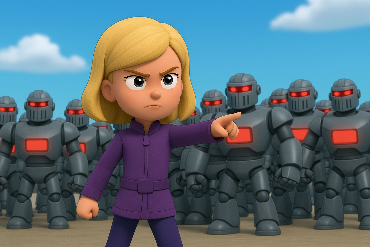 Holly Humdinger and her Robot Army by Lovebird2029 on DeviantArt