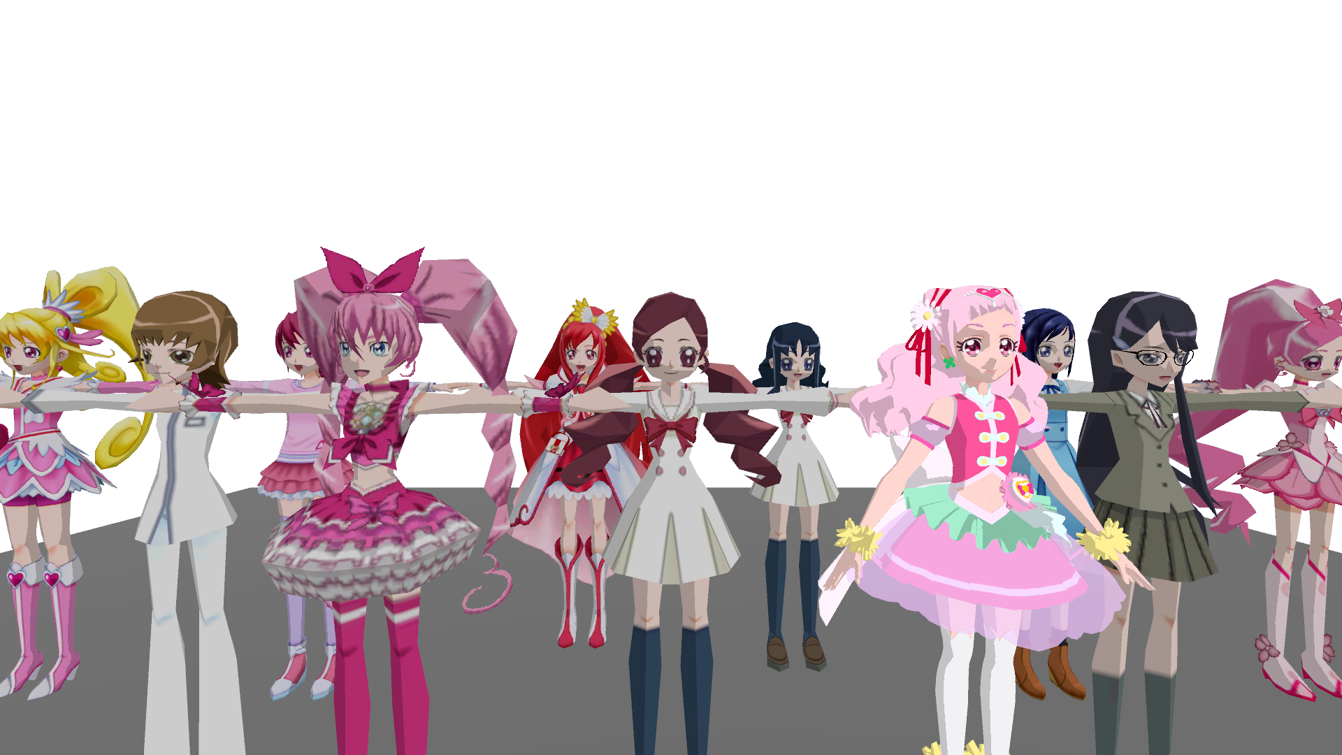 Precure MMD] Pretty Cure All Stars Volume 14 by FredbearRNM on