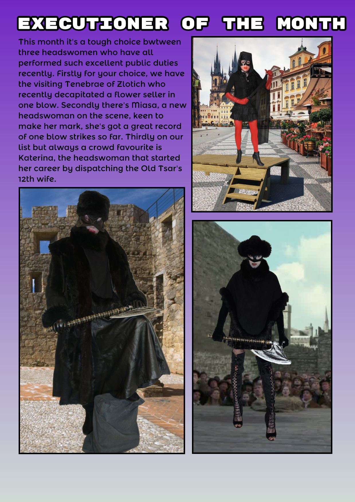 Executioner of the Month 08