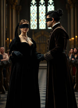 Blindfolded wedding in Morterello