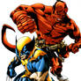 Hellboy and Wolverine colours