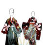 Couple kimono set open 