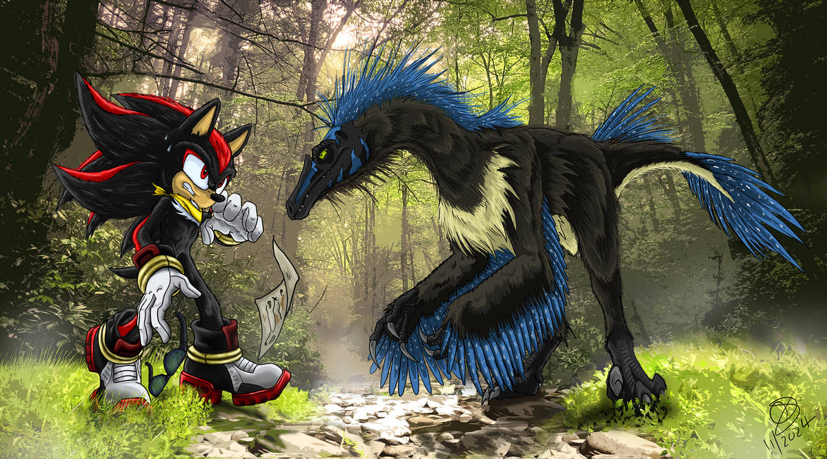 Shadow Raptor Encounter by NightrazeShadow on DeviantArt