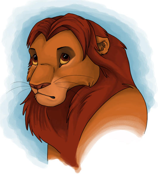 Simba Coloured by Ronto on DeviantArt