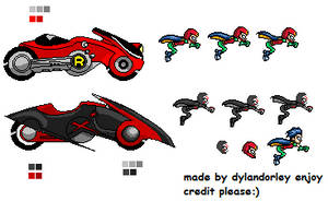robin and red x cycles