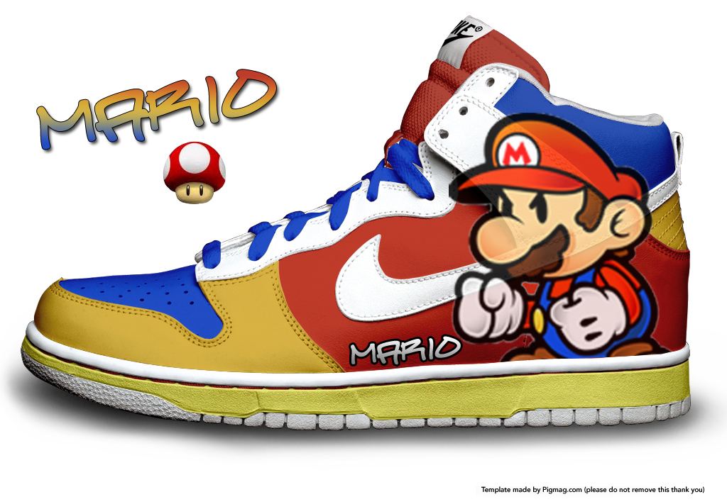 Nike Dunks - Mario