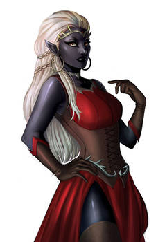 Commission: Drow queen