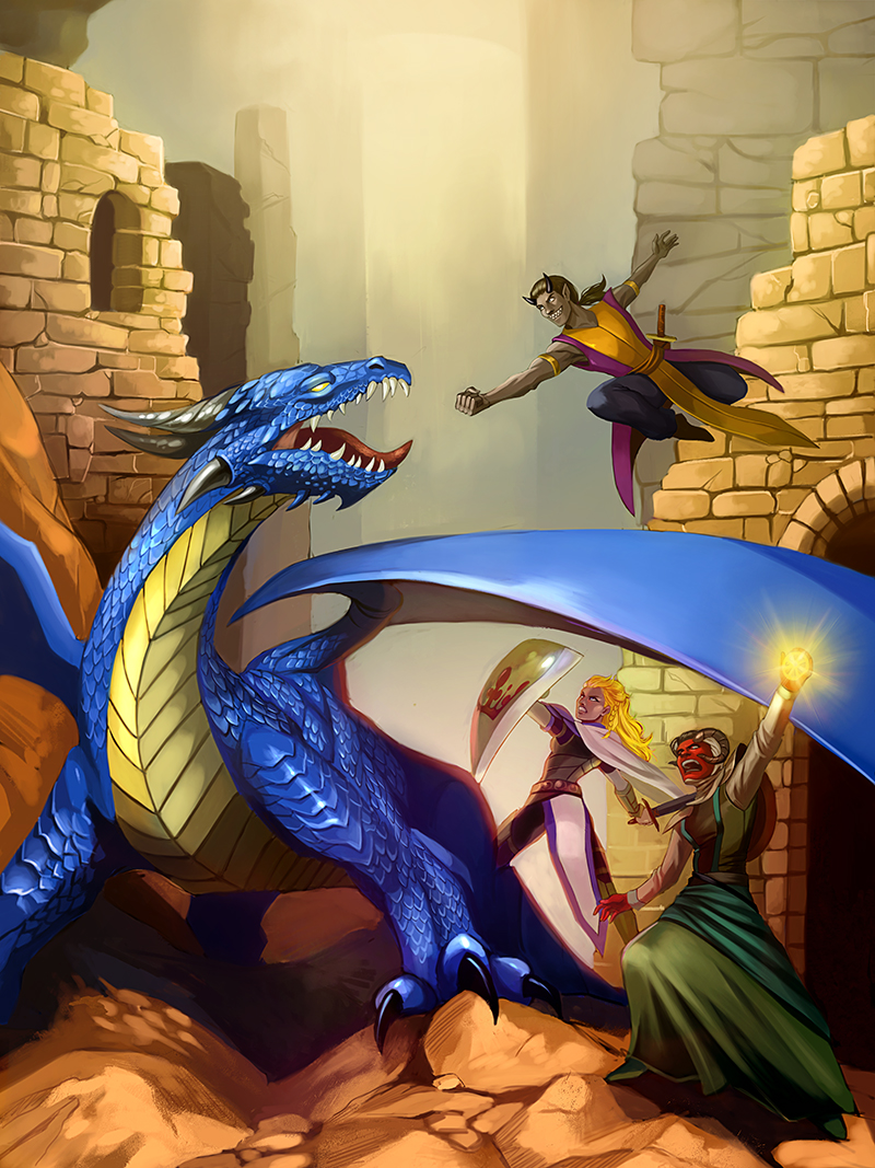 The Blue Dragon's Quest