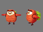 Cartoon Owl 3D by DenisDrakulla