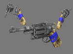 Old Revolver 3D by DenisDrakulla