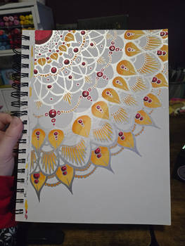 Metallics doodle