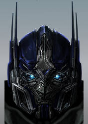 Optimus Prime Head Study Transformers 5