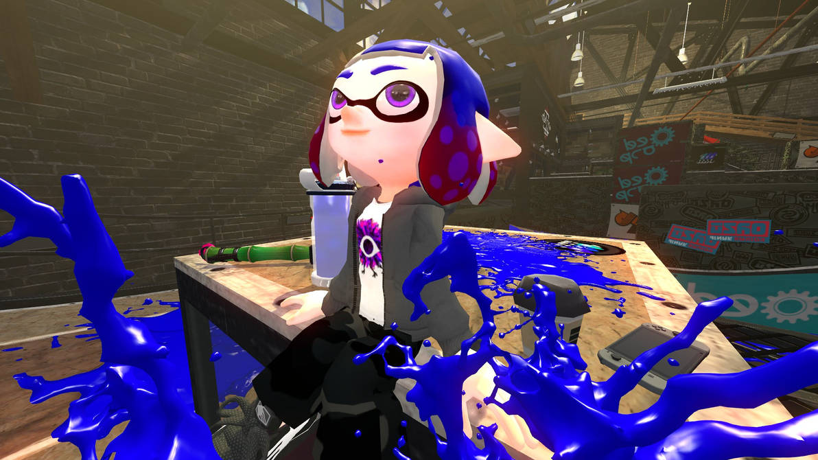A cute Inkling by OfficialPoncy on DeviantArt