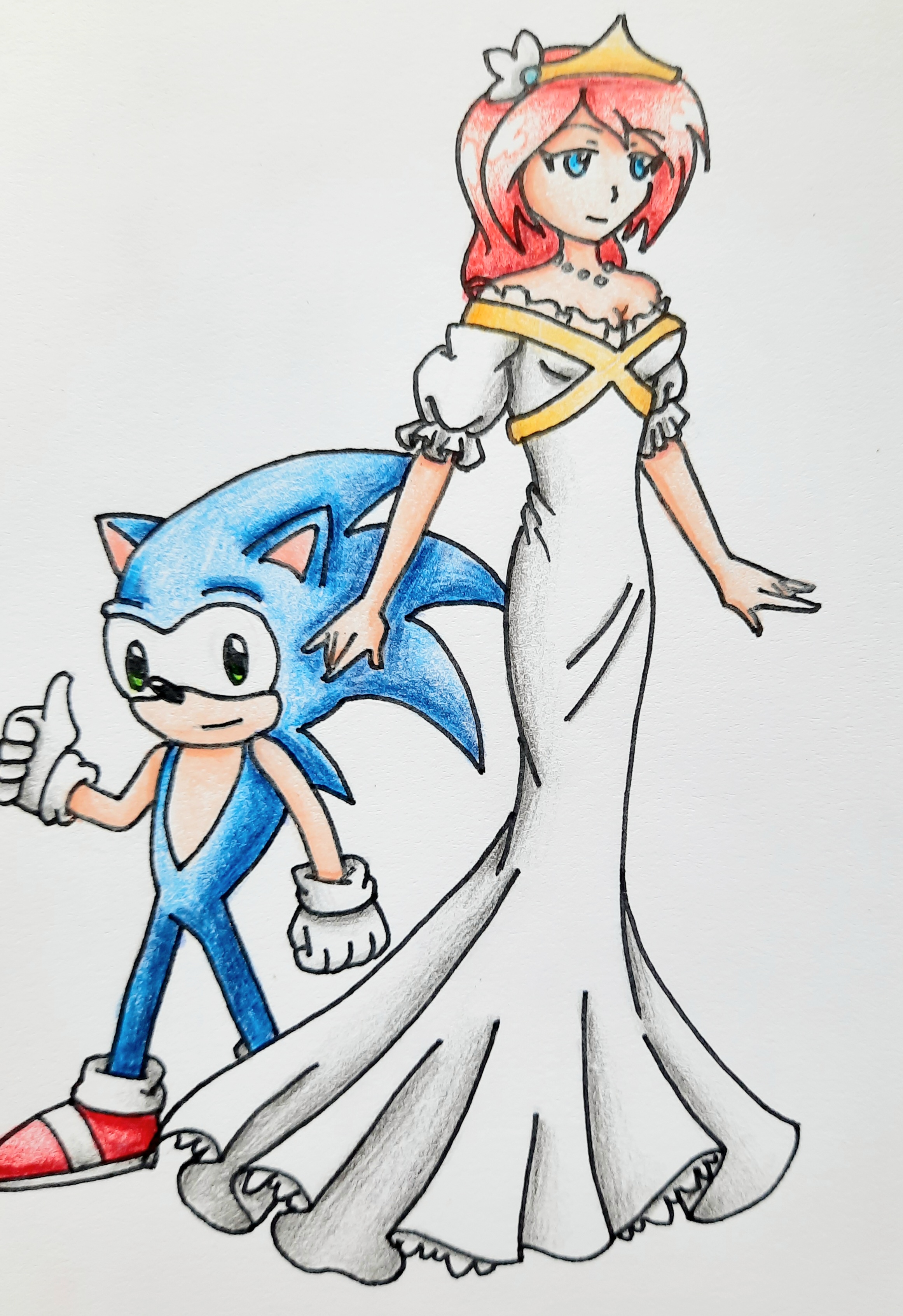 Sonic and Elise by Punisher2006 on DeviantArt