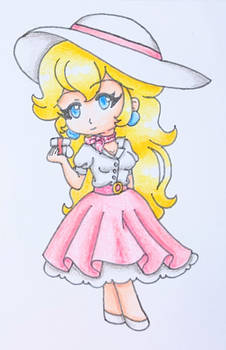 Chibi Princess Peach
