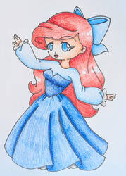 Ariel in the Blue Dress