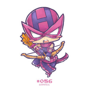 Pink Hawkeye Chibi