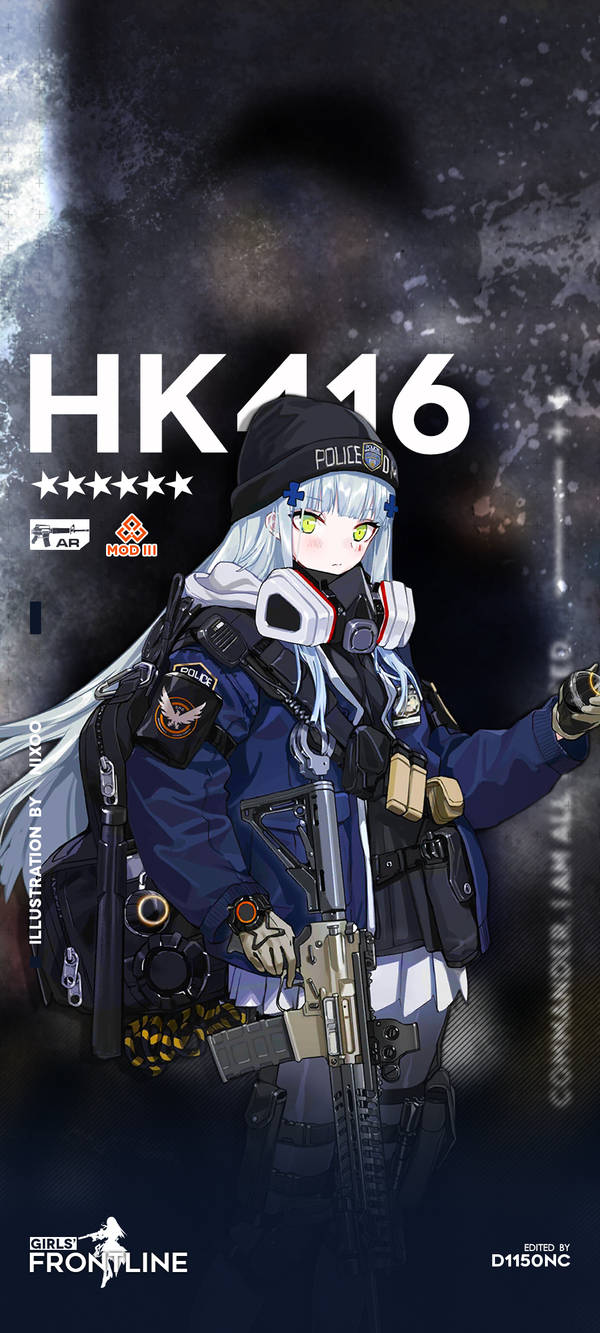 Agent HK416 Girls' Frontline Wallpaper by Dhani1150 on DeviantArt