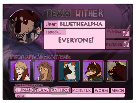 Art Fight 2022 - Team Wither