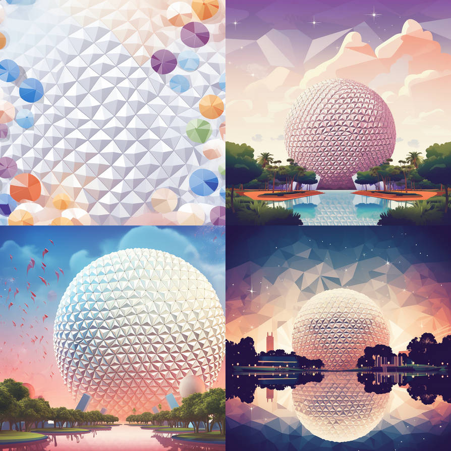 Free EPCOT Disney Scrapbook Paper by TemporalStasisAdopts on DeviantArt
