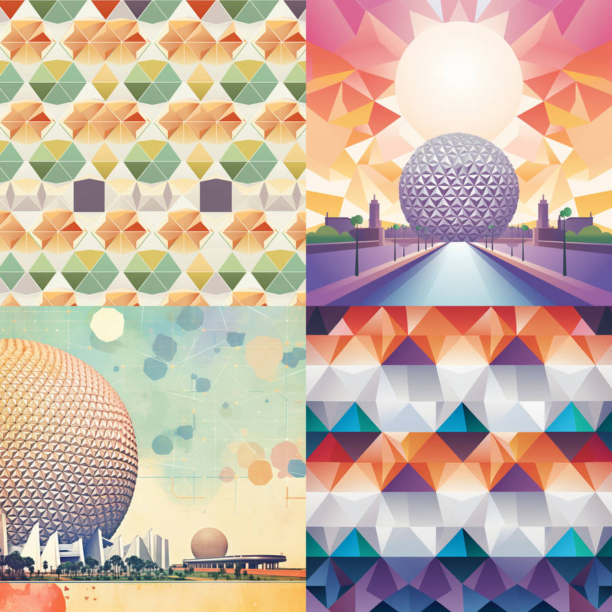 Free EPCOT Disney Scrapbook Paper by TemporalStasisAdopts on DeviantArt