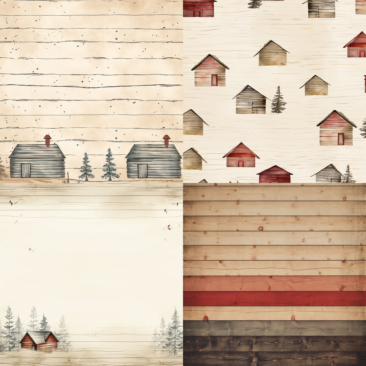 Log Pattern Wrapping Paper Free Log Cabin Scrapbook Paper by TemporalStasisAdopts on DeviantArt