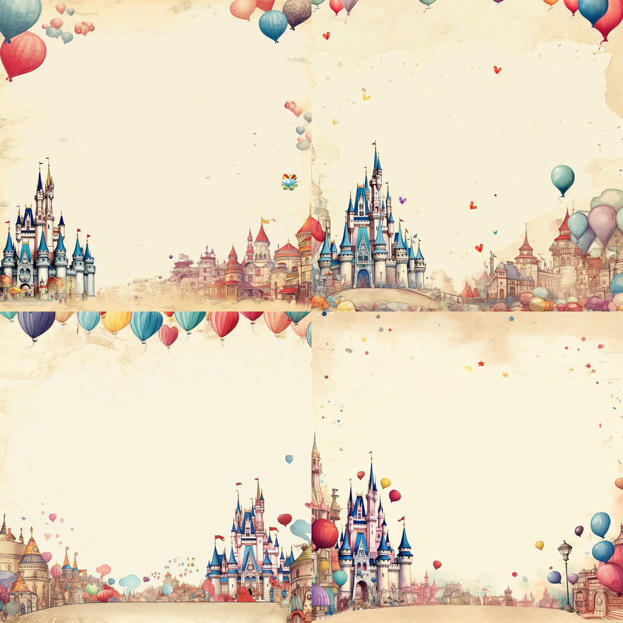 Free Scrapbook Paper - Disney Parade by TemporalStasisAdopts on DeviantArt