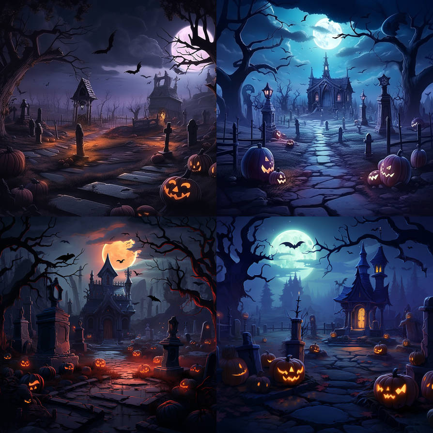 Free Digital Background Pack - Spooky Graveyard by TemporalStasisAdopts ... Free Digital Background Pack - Spooky Graveyard by TemporalStasisAdopts ...
