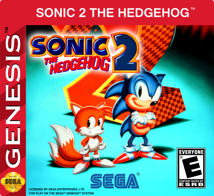 Sonic 2 The Hedgehog label Sega Genesis by JonyWallker on ...