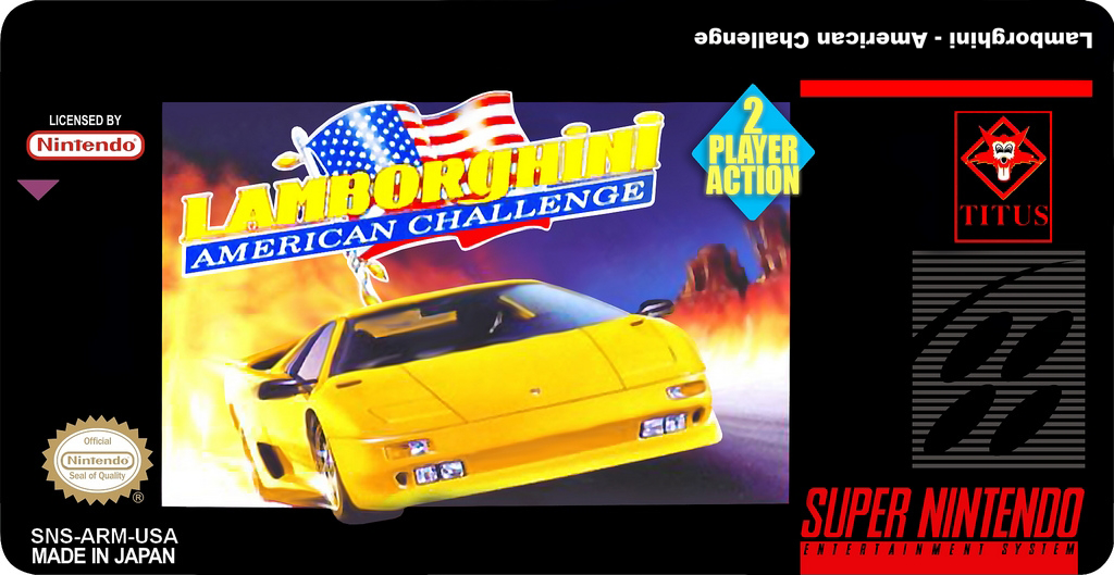 Lamborghini American Challenge label Super Nintend by JonyWallker on  DeviantArt