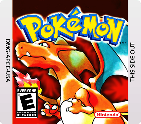 Pokemon Red Text Pokemon Red Version Game Boy label by JonyWallker on DeviantArt