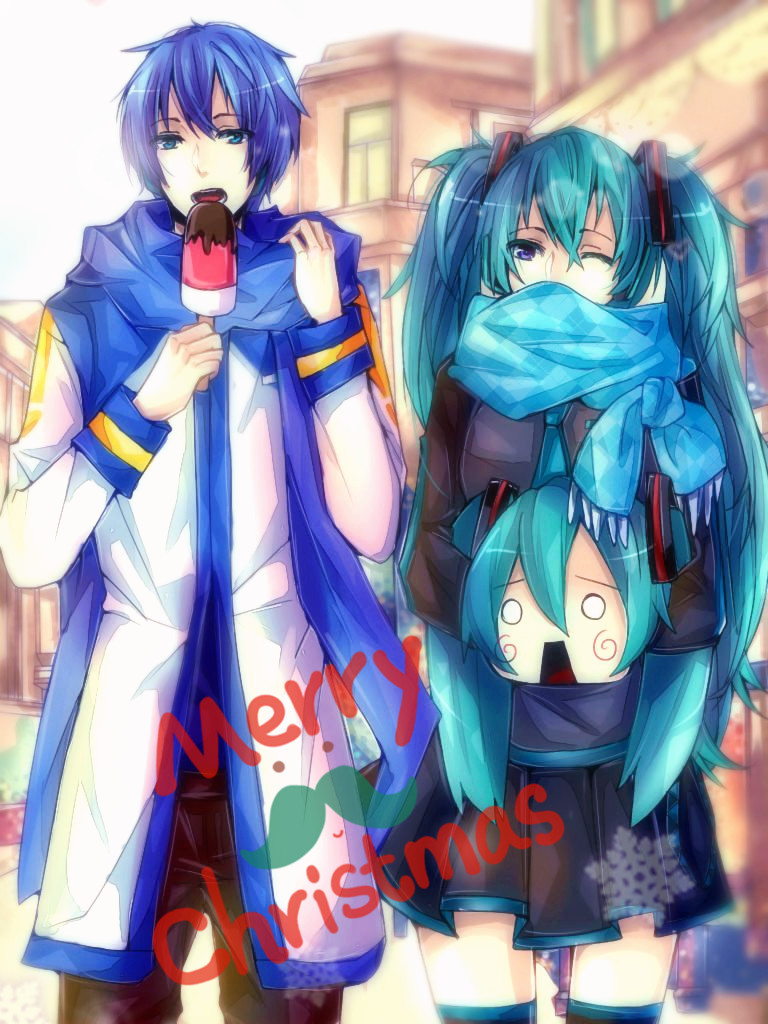 Merry Early Xmas from Miku and Kaito
