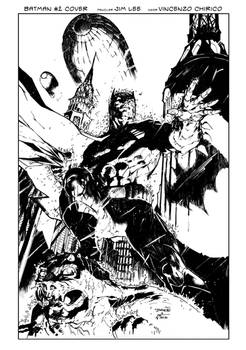 Batman #2 Cover Inking