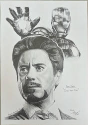 Robert Downey Jr. ft. IRON MAN