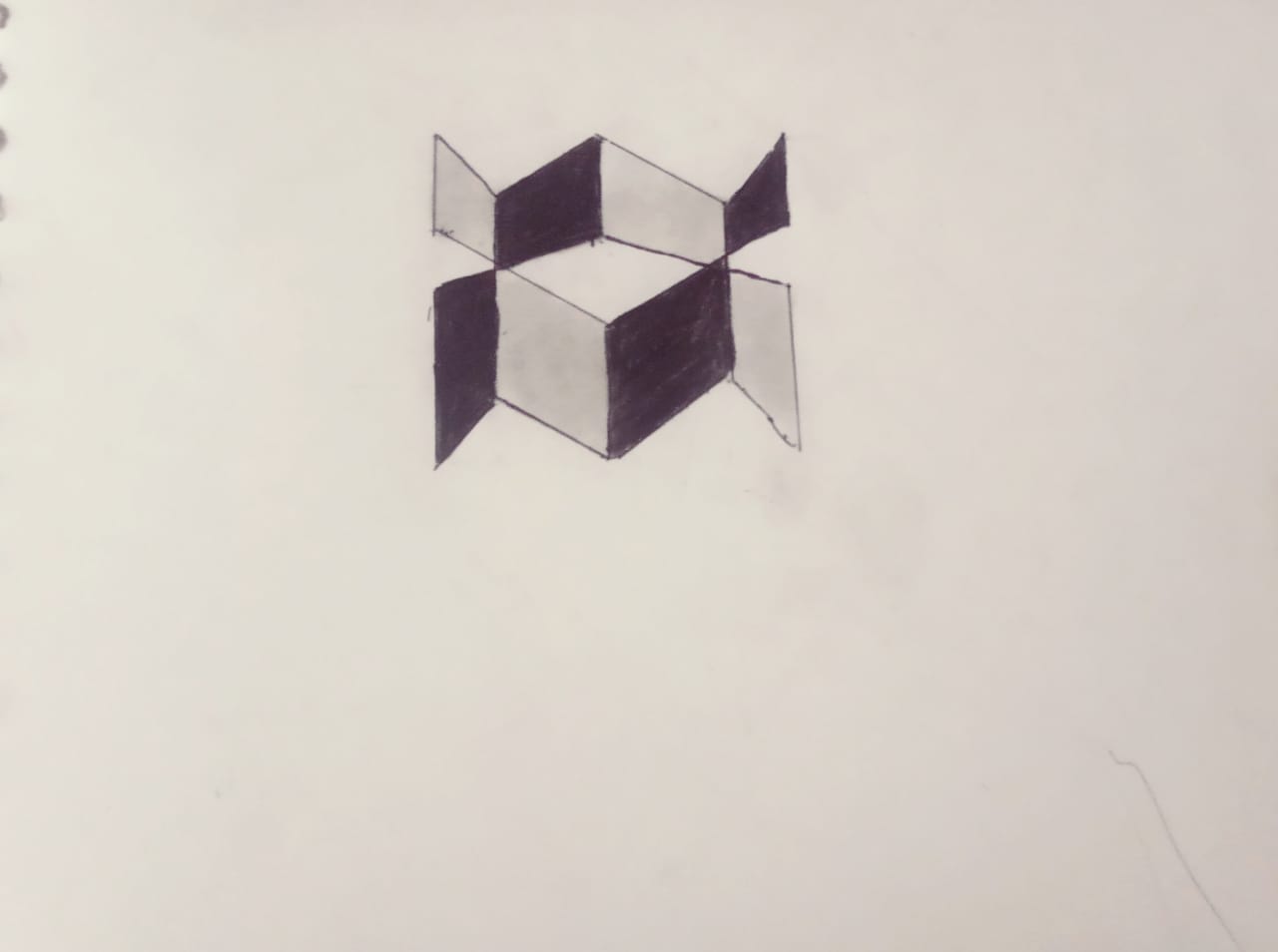 Draw Cube Pattern 3D Art Optical Illusion 3D Cube by Tanishka81 on DeviantArt