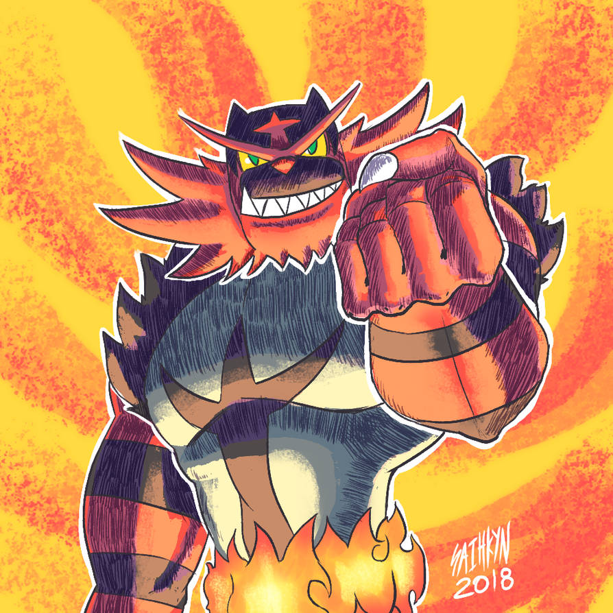 Incineroar by saihkyn on DeviantArt