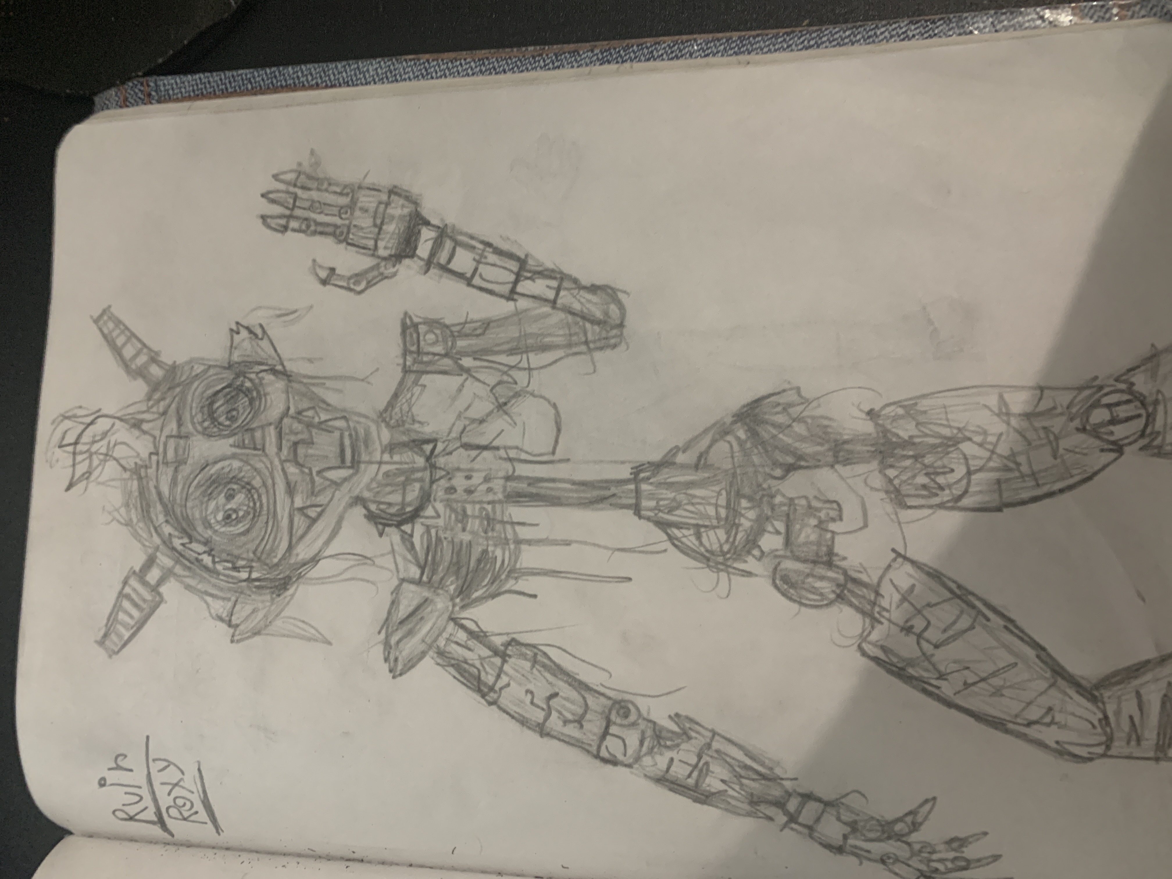 Ponds-of-Ink — FNAF Ruin Speculation Sketches: “A Gradual