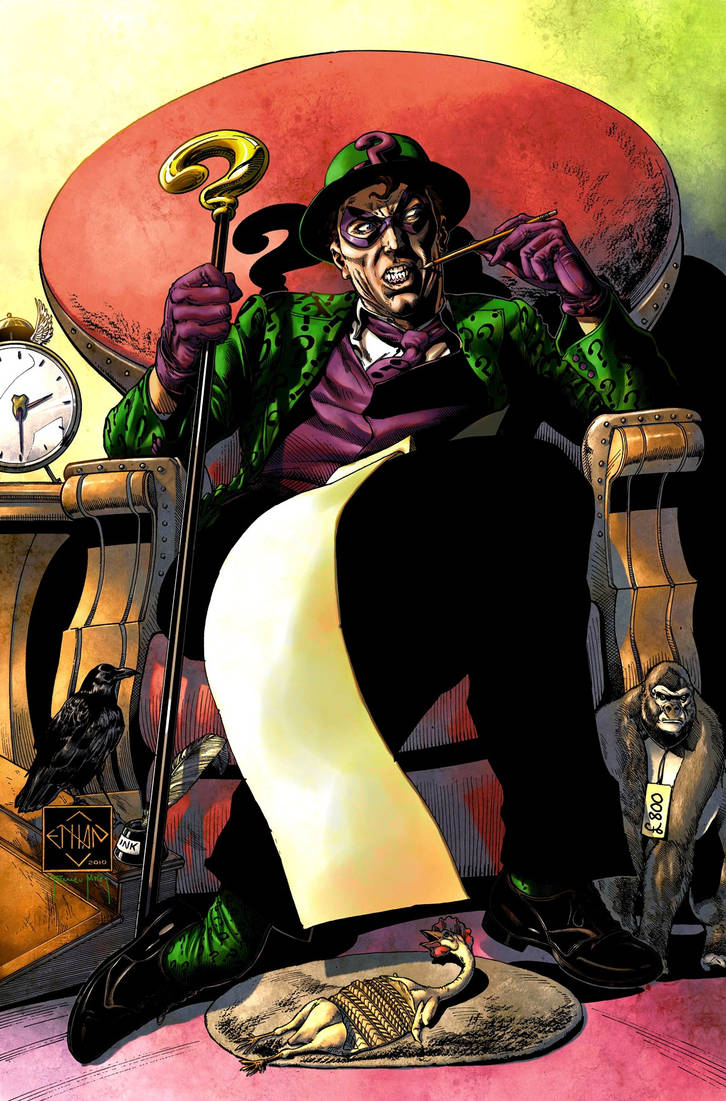 The Origins of The Riddler by behljac on DeviantArt